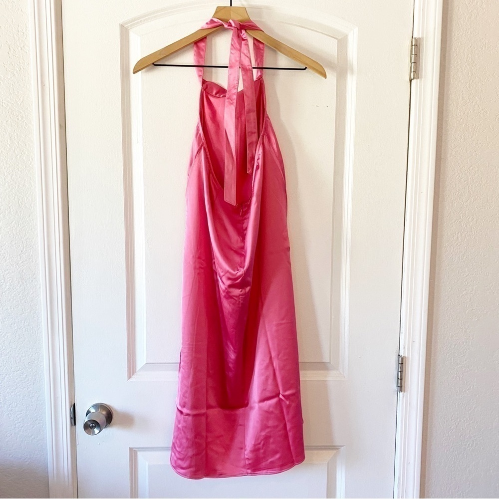 WeWoreWhat Satin Hip Cut Out Midi Skirt NWT - Picture 2 of 14